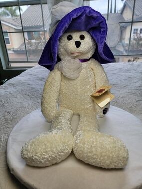 PBC Chantilly Lane Musical Bear Named Jasmine Sings "I Will"